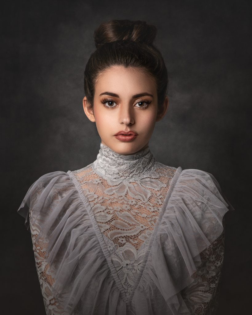 FineART Portrait of Model Catarina made in our Beauty IN Me Portraits Photoshoots
